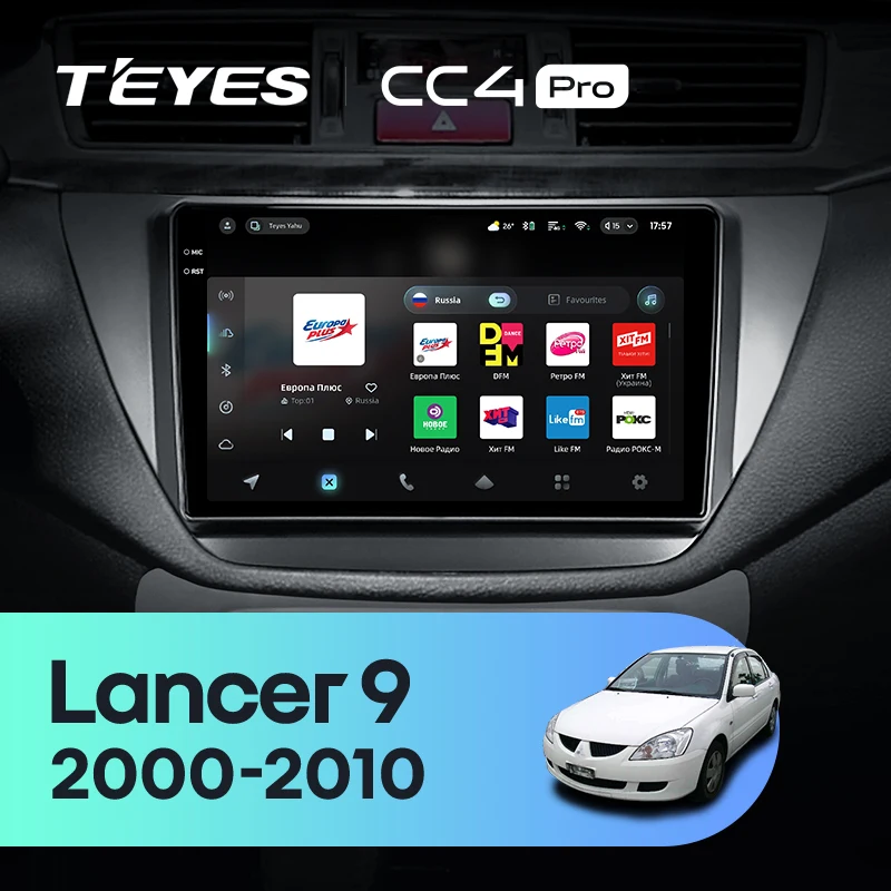 TEYES CC4 PRO For Mitsubishi Lancer 9 CS 2000 - 2010 CarPlay Android Auto Autoradio Car Play Radio Multimedia Stereo