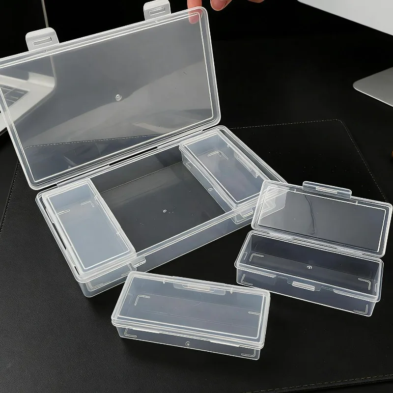 Transparent Rectangular DIY Bead Jewelry Container