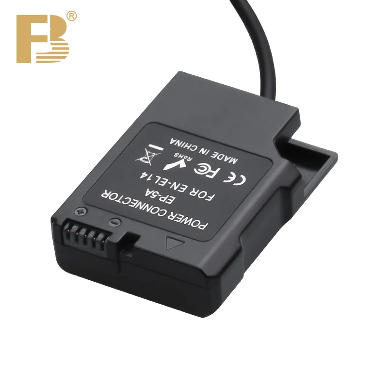 FB EN-EL14 Dummy Battery USB Type-C Power Adapter Kit for Nikon D3100 D3300 D3500 D5100 D5500 D5600 D7100 D7700 P7700 P7800