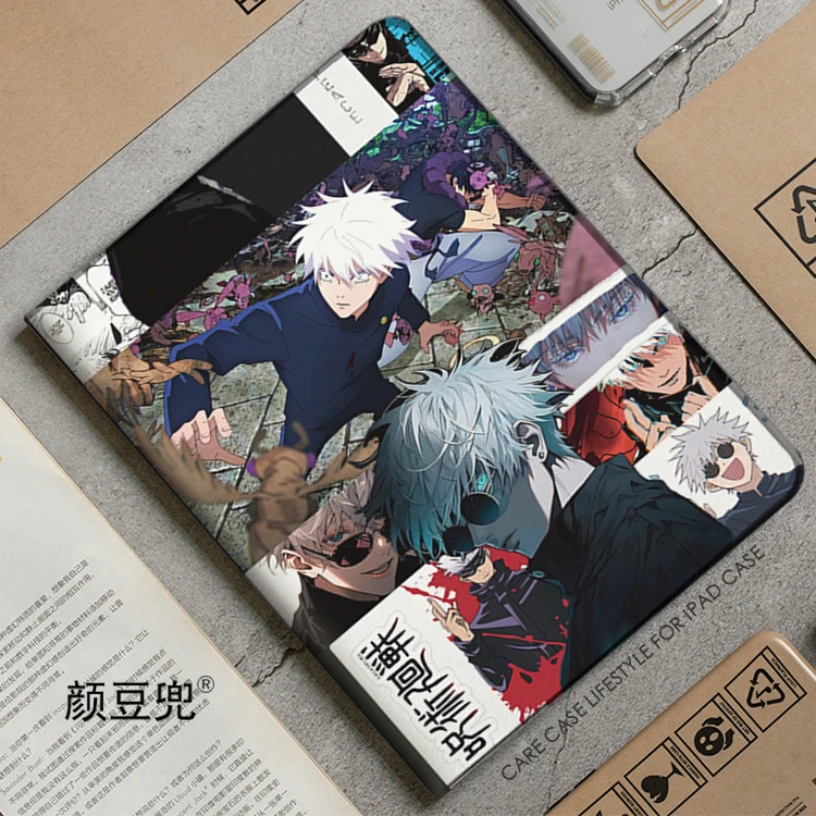 Satoru Gojo Anime Jujutsu For iPad 10.2 9th 10th 11th 2026 Air3 Mini 6 7 Case Luxury Silicone Pro 12.9 11 For iPad Air 4 5 6
