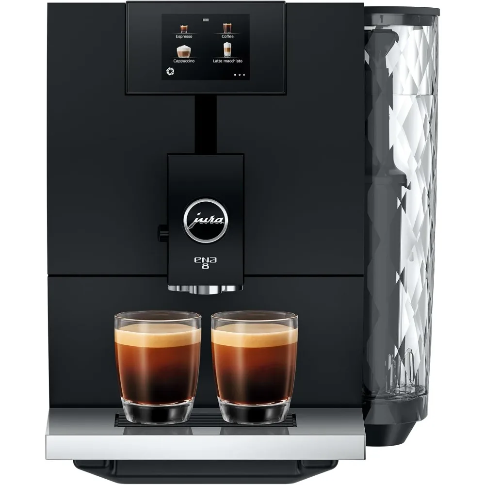 Volle Metropolitan Black Superautomatische Espressomaschinen mit Touchscreen