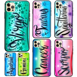 Aries Leo Libra Pisces Virgo Capricorn Aquarius Phone Case For iPhone 7 8 Plus SE 2020 XR X XS Max 12 13 11 14 Pro Max Cover