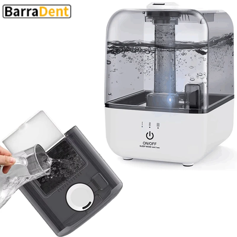 

Ultrasonic Cool Mist Humidifier For Large Bedroom Babies Home Adjustable Mist Mode Lasts Up to 30 Hour Ultra Quiet Auto Shut Off