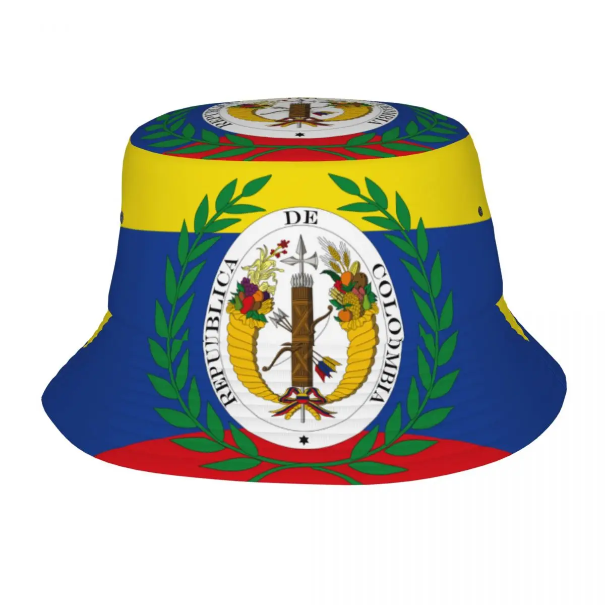 

2023 Men Women Summer Flag Of The Gran Colombia Bucket Hat Bob Fisherman hat Outdoor Travel Sun Visor Fashion Panama