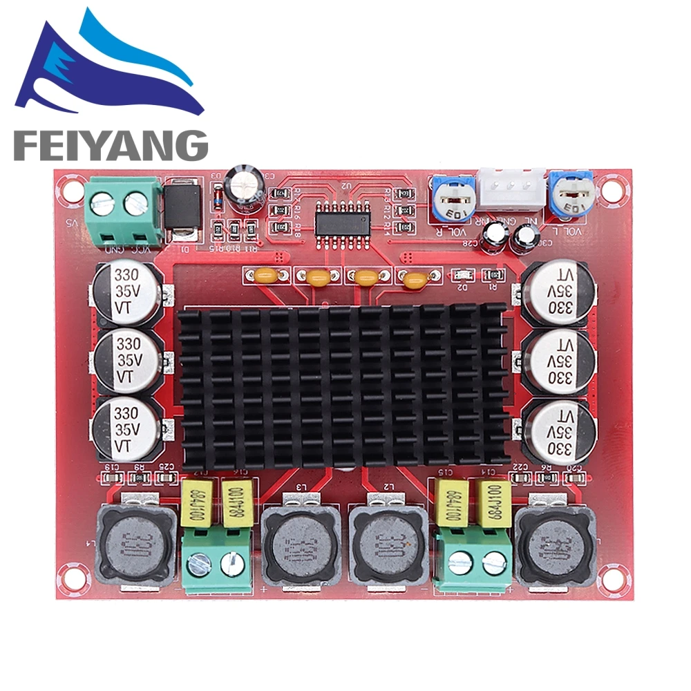 Original Chip TPA3116 D2 XH-M543 12V 24V 120W * 2 Dual Channel Digital Power Audio Amplifier Board 120W x2 TPA3116D2