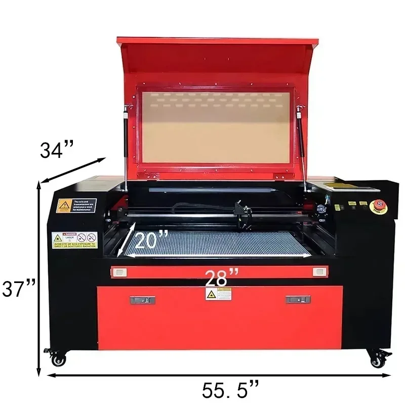 

VEVOR 80W CO2 Laser Engraver RUIDA Laser Engraving Machine Laser Cutter And Engraver Wood Digital Control Panel