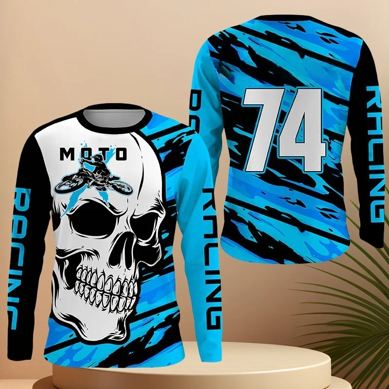 

2025 Men's And Women's Motorcycle Loose Adventure Riding Long Sleeved T-Shirt Summer Hot Selling Quick Drying Long Sleeved Shirt