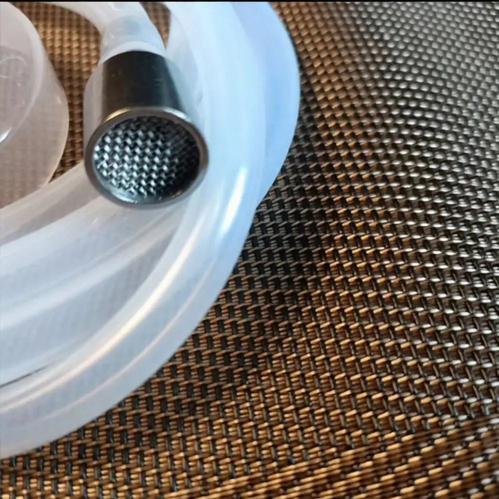 Automatic Tea Water Pump Hose Silicone Tube Stainless Steel Intake Sinker Pipe Accessory For Tea Table Supply System