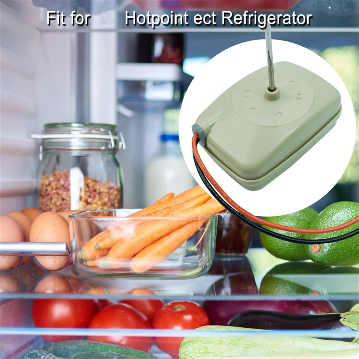 A86I-двигатель вентилятора конденсатора холодильника для GE, замена WR60X10348 WR60X10048 WR60X10071 WR60X10140 WR60X142, запасная часть для холодильника