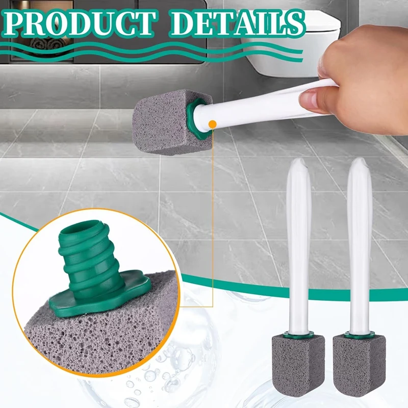 26 Pcs Pumice Stone Toilet Bowl Cleaner Toilet Pumice Stone With Long Handle Toilet Brush For Pool Bathtubs Kitchen Sink