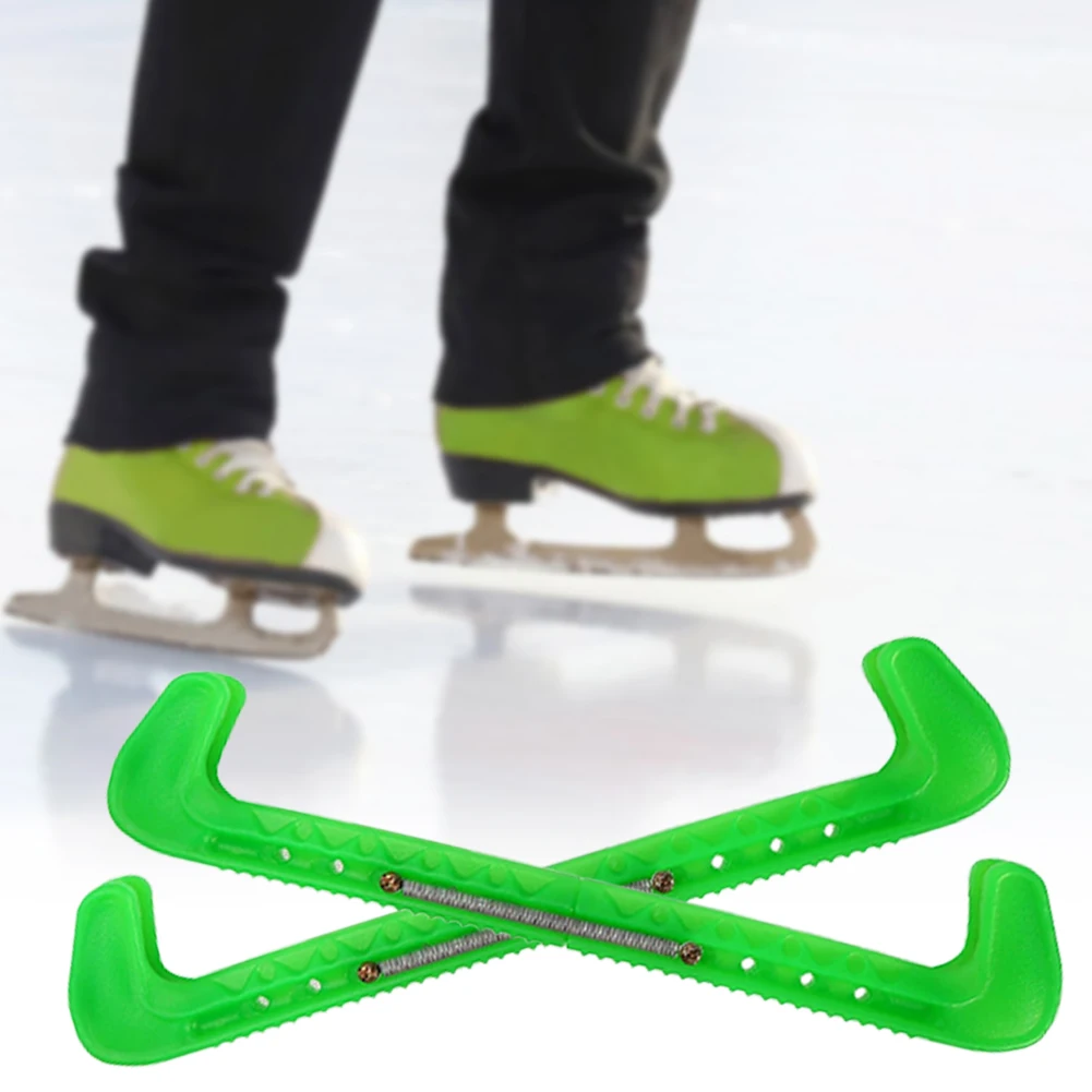 1 Pair 2024 Elastic Skate Shoes Cover Ice Knife Blade Protective Length Adjustable Figure Ice Skate Shoes Water Sports Protector