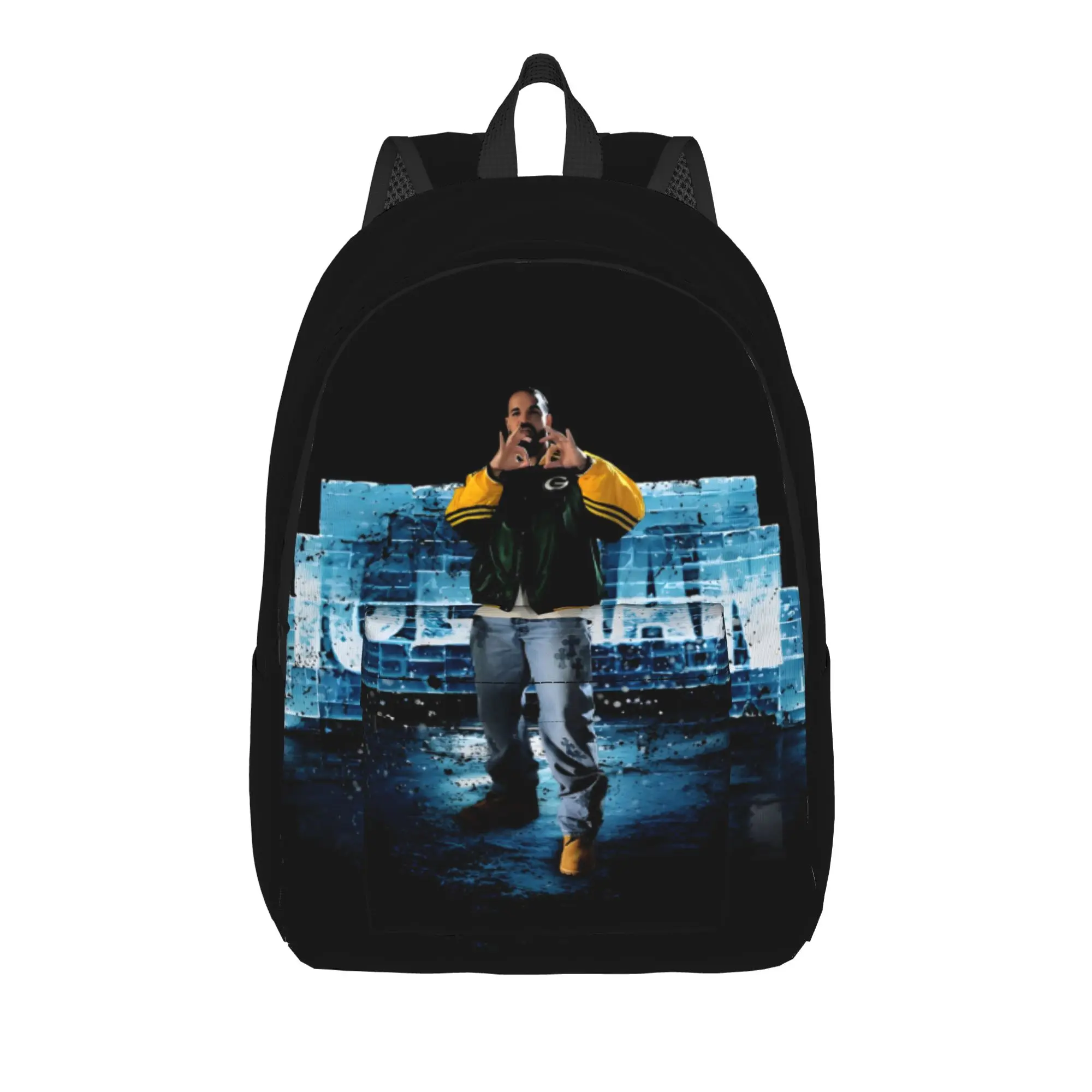 

Drakes Iceman 2026 Toronto Spirit Backpack for Men Women Teenage High School Business Daypack Laptop Shoulder Bag Durable