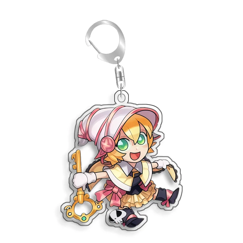 For Yu Gi Oh Declan Akaba Dark Rebellion Xyz Dragon Dark Necrofear Acrylic selfmade Cartoon Anime Keychain Pendant Toy gifts 5cm view 6