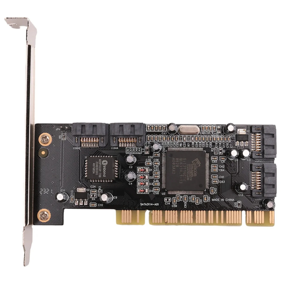 Carte de conversion SATA 6 000 PCI vers SATA, 4 ports, 3114 Array