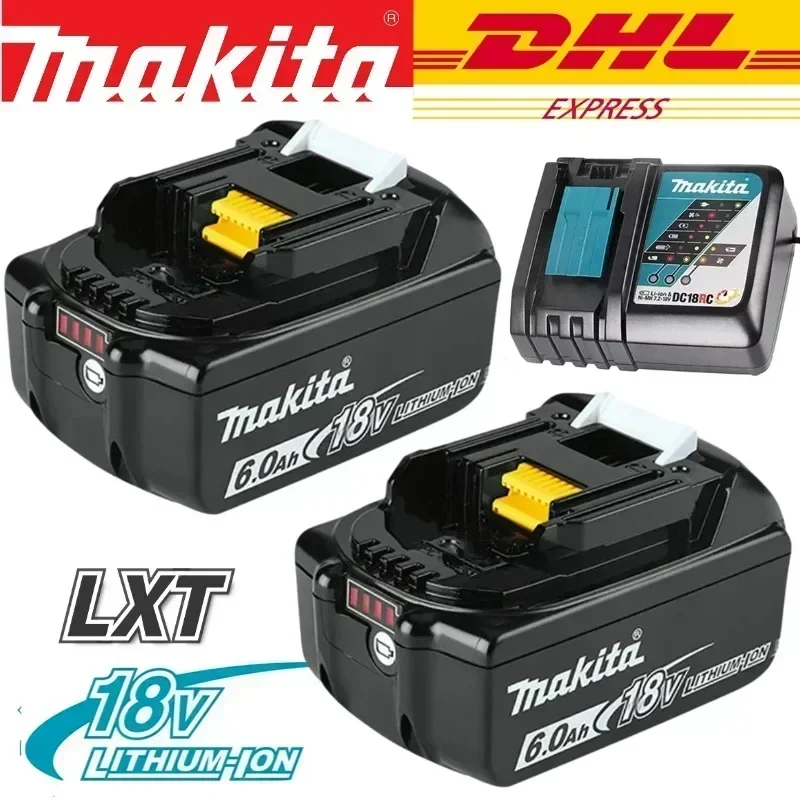 

Makita official original 18V 6Ah/5Ah/3Ah battery BL1830B BL1850B BL1860B BL1845 battery, used to replace Makita 18V power tools