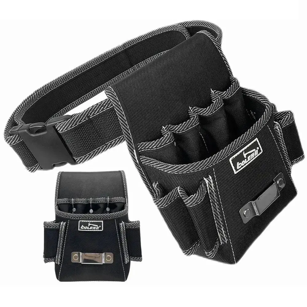 

Waterproof Waist Tool Bag Wrench Pliers Holder Oxford Cloth Utility Kits Holder with Pockets Large Capacity Wear-resistant