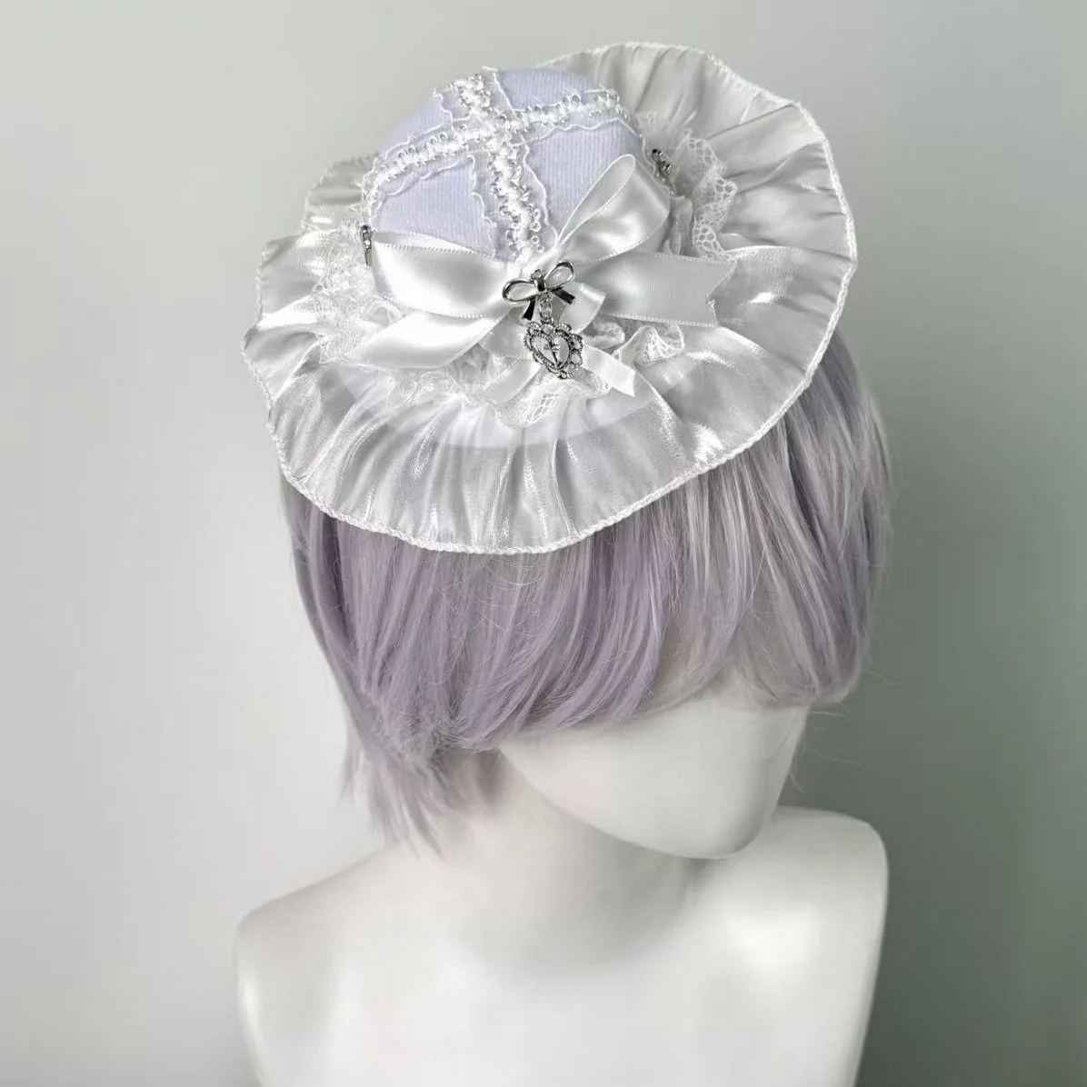 Retro Bows Y2K Girl Women Multi Layers Harajuku Gothic Lace Hair Accessories Hairpin Sweet Cool Girl Subculture Hair Accessory