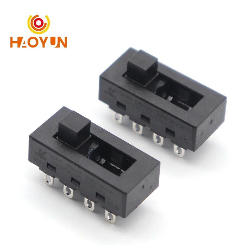 【5-1PCS】12A 250V 3 Position 8 Pin Toggle Slide Switches LQ-103H Hair Dryer Switches JJ-15 Philips Flyco FH6218/20/21/31