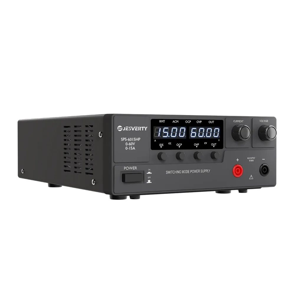 DC Power Supply Variable, 0-60V 0-15A 900W Switching DC Regulated Bench Power Supply with Encoder Knob, Output On/Off Switch