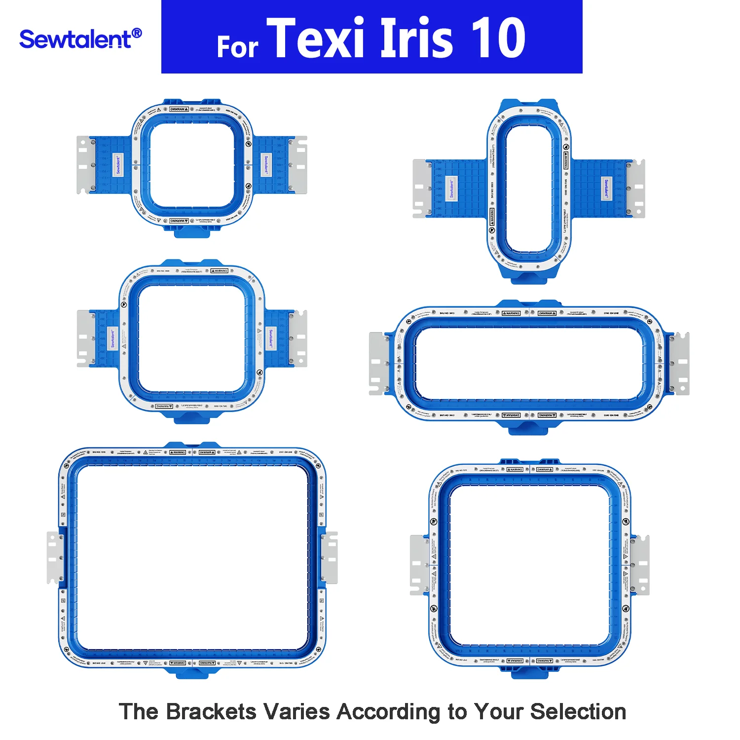 

Вышивальная Машина TEXI IRIS 10 с одной головкой и сильным Sewtalent, магнитные обручи для вышивальной машины