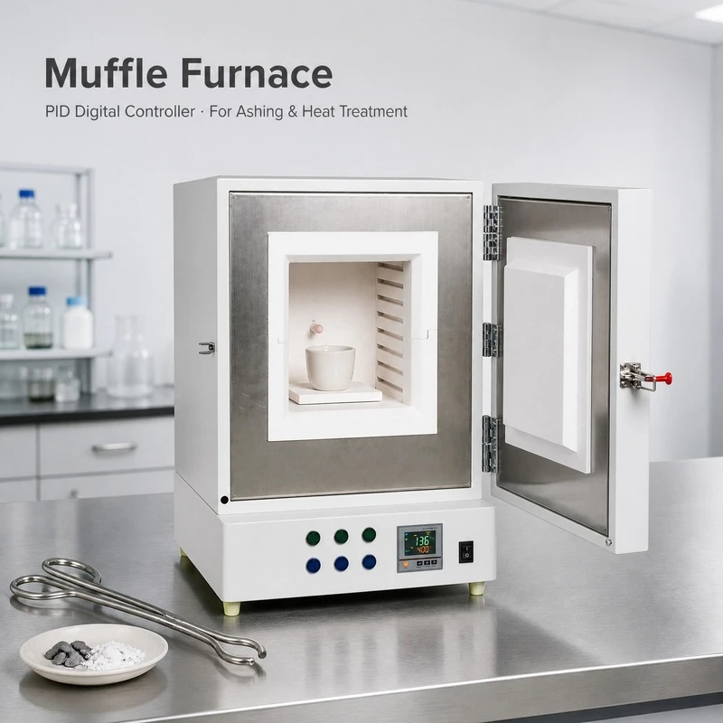 Factory Direct Sales 1000 ° C-Type Muffle Furnace PID Digital Precision Temperature Control Ceramic Fiber Laboratory Heating