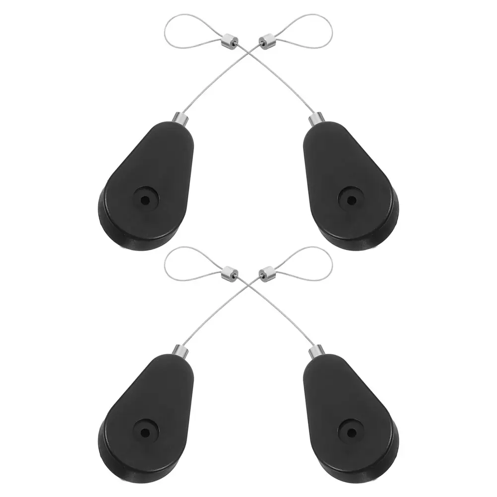 

1 Set Retractable Anti-Theft Lock Steel Wire Automatic Security Case For Home Office Industrial Use Retractable Cable Holder