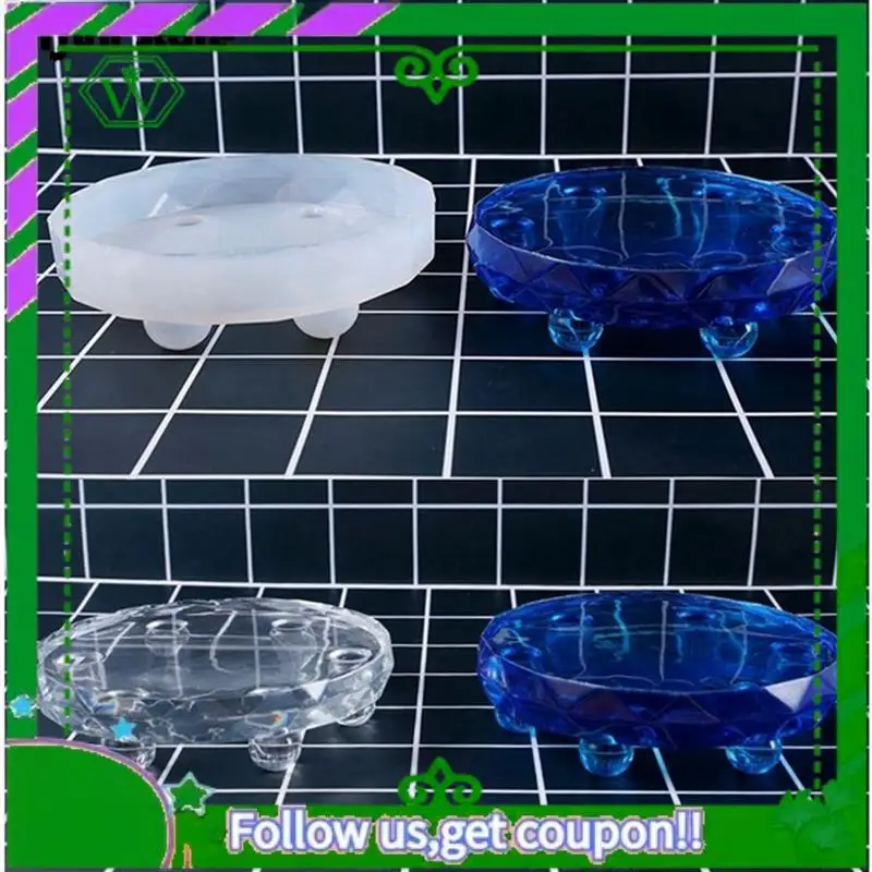 

Latest-10X New Creative Mini Resin Table Mold Silicone Mold Epoxy Mold Exhibition Table Mold Diy Crafting Tools(Molds Only)