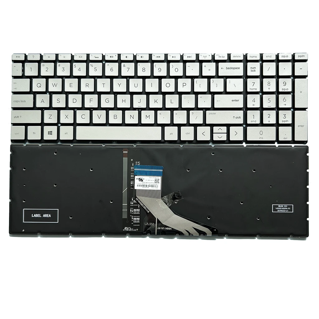 

17-ce US клавиатура для HP ENVY 17-ce0000 17M-CE 17m-ce0000 17-ce0014na 17-ce0576na 17-ce1000 17-ce2000 Серебристая подсветка