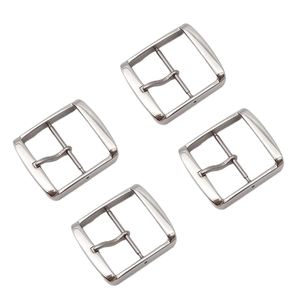 

Stainless Steel Watch Clasp Buckle Replacement Bands Silver Durable Premium Material Fit Silicone Straps