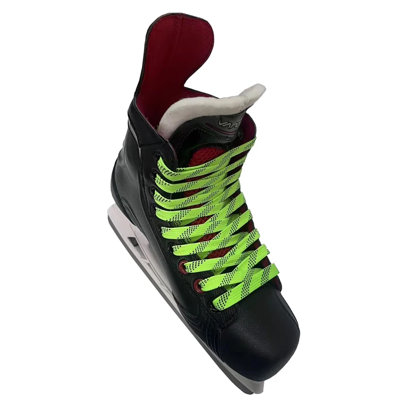 Topro أربطة تزلج هوكي 84 96 108 120in طبقة مزدوجة جديلة أطراف معززة إضافية تصميم طرف مشمع هوكي الجليد سكيت الهوكي