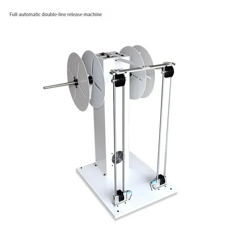 New Electric Pay-off Rack Circular Rotating Wire Feeding Reel For Cable Arrangement Wire Induction Double Terminal Machine For W
