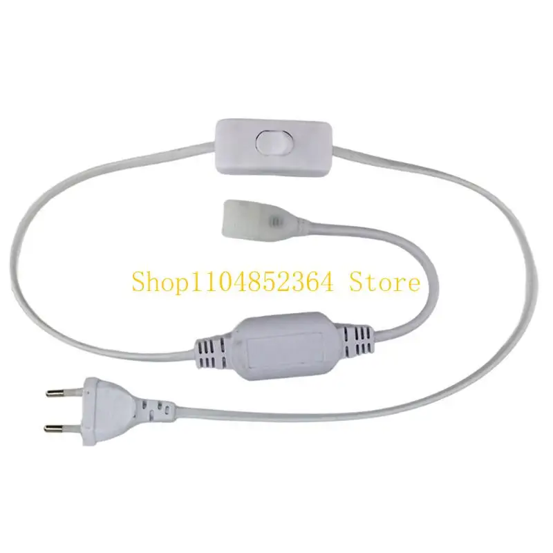 652F 220V High Voltages LED Strips Light Connector Power Plug Connector with Switches Wiring Connecting Terminals Easy to Use