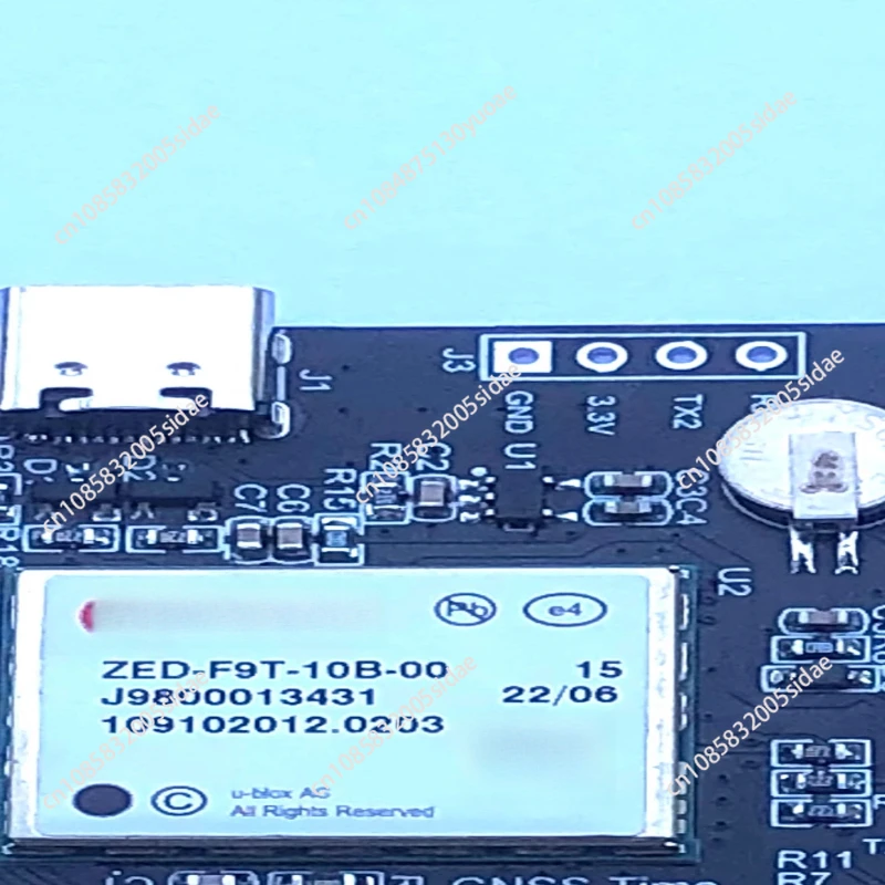 ZED-F9T-10B, nanosecond-level timing accuracy multi-band GNSS receiver, supports L1 L2 L5 bands