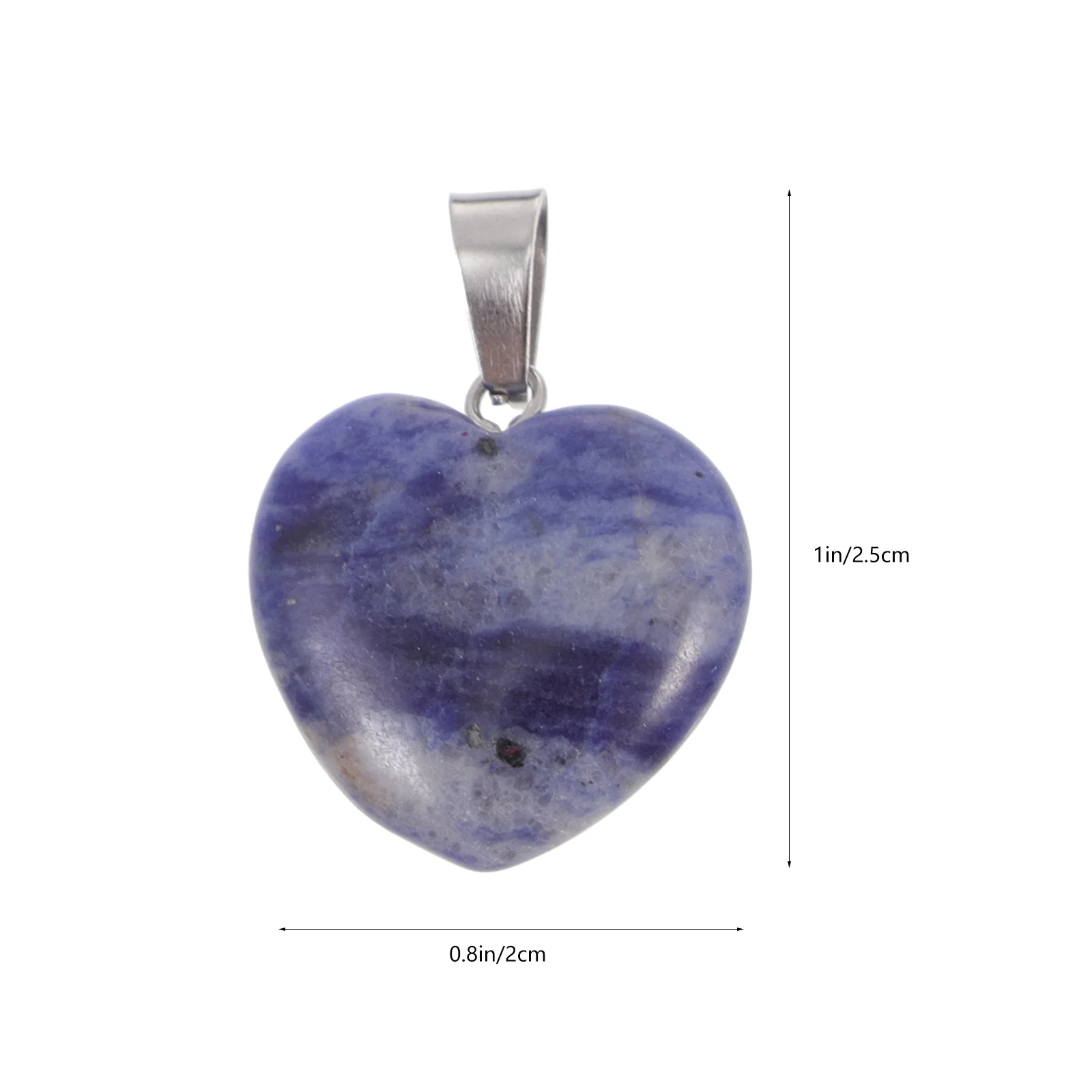 40Pcs Heart Shape Pendant DIY Jewelry Accessories Necklace Earring Bracelet Making Charms Heart Shape Pendant Jewelry Supplies