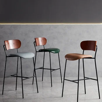 Gaming entspannende Barhocker Empfangs tische Designer moderne Balkon zurück Restaurant Esszimmers tühle moderne Sillas Salon Möbel