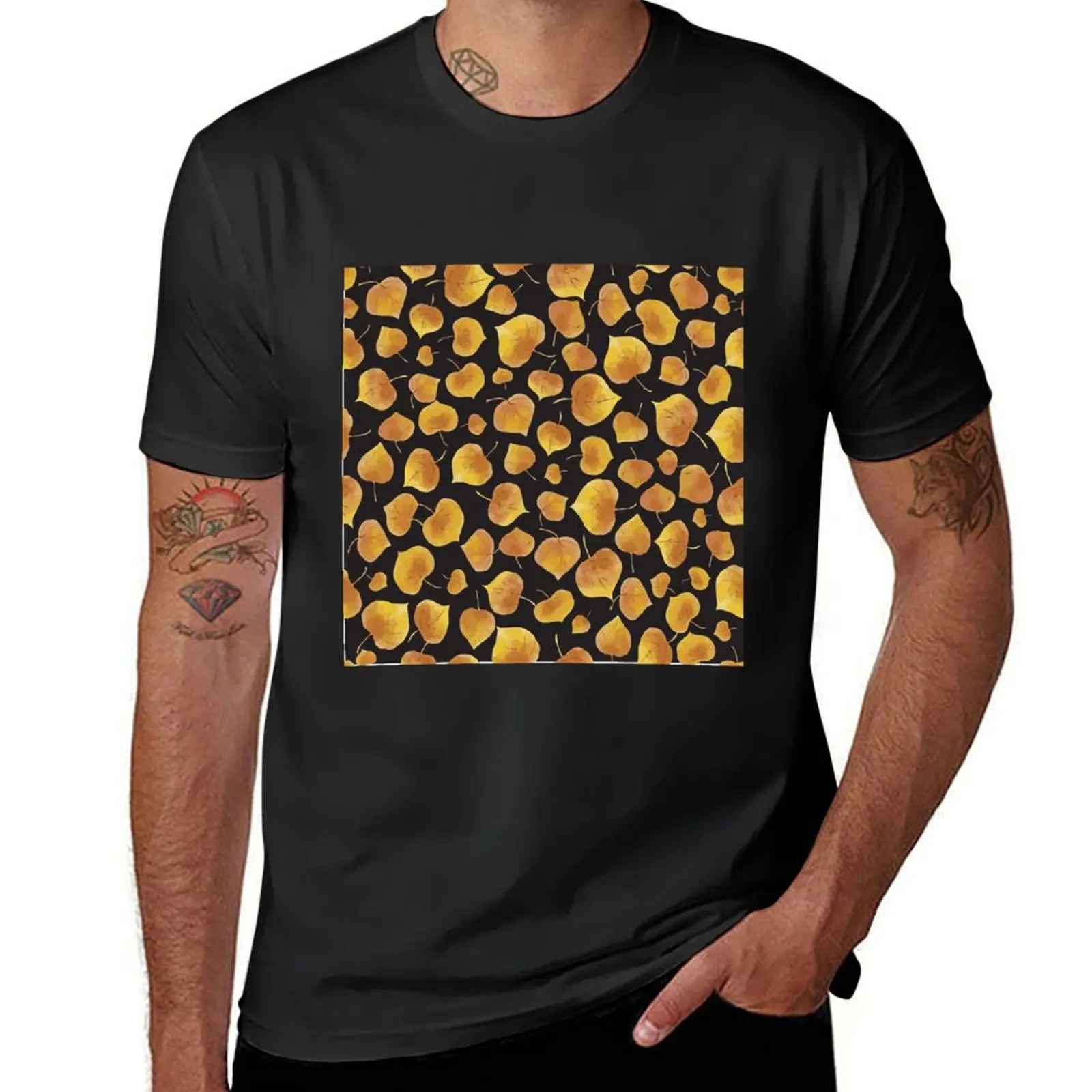 Aspen Leaf T-Shirt Short sleeve tee tees t shirts for men