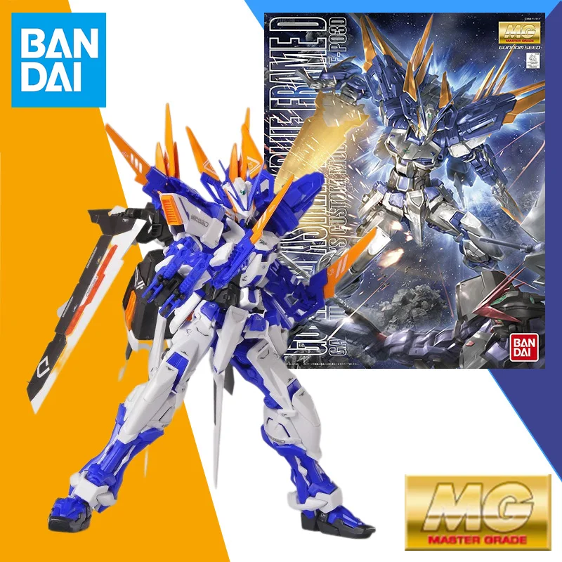 Bandai  MG 1/100 Master Grade GUNDAM ASTRAY BLUE FRAME D Model Kit Assembly Anime Action Figure Model Toys Gift For Children