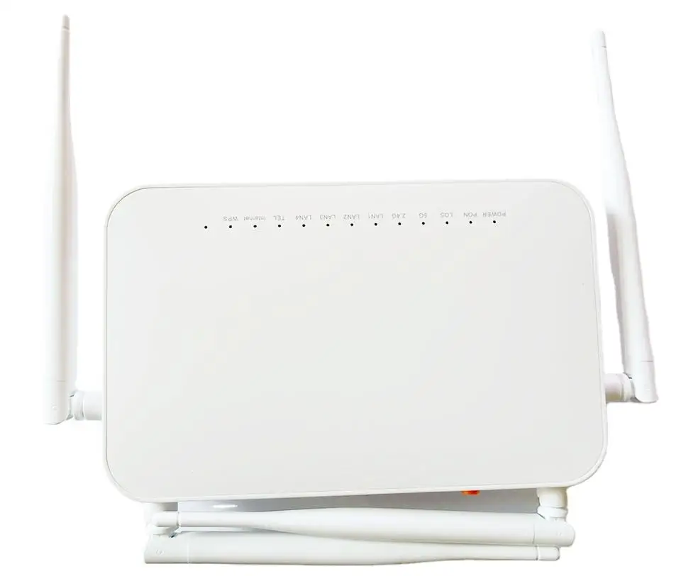 New PT939G Fiber Router Modem XPON ONU ONT 1Ge+3FE+1Voip+Wifi Bual Band 2.4G+5G Ftth interface English version