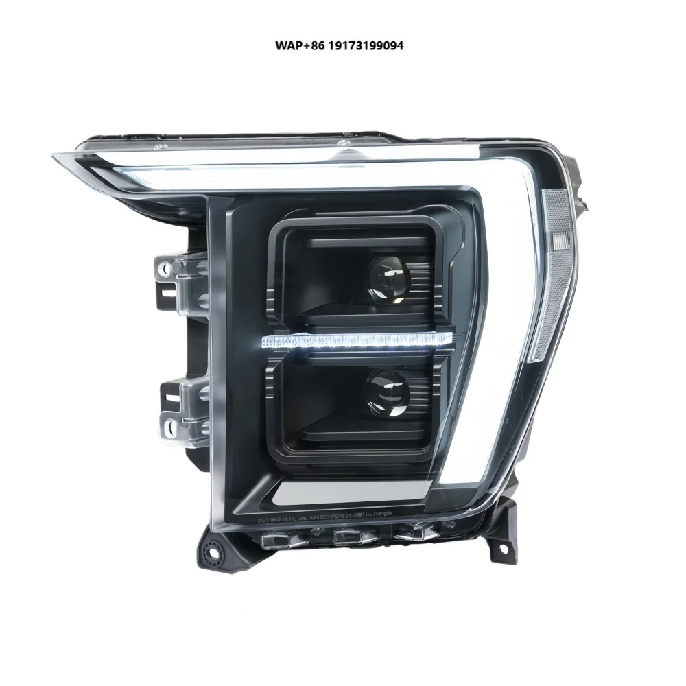 Off-road LED Headlight for Raptor F150 2021-2023 Sequential Indicator Clear Lens Waterproof IP67
