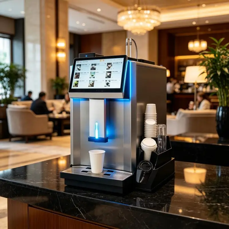 Cheap Prices Instant Hot Cold Self Service Espresso Coffee Vending Machine with Card Payment SDK Enabled 24 Hours Operation