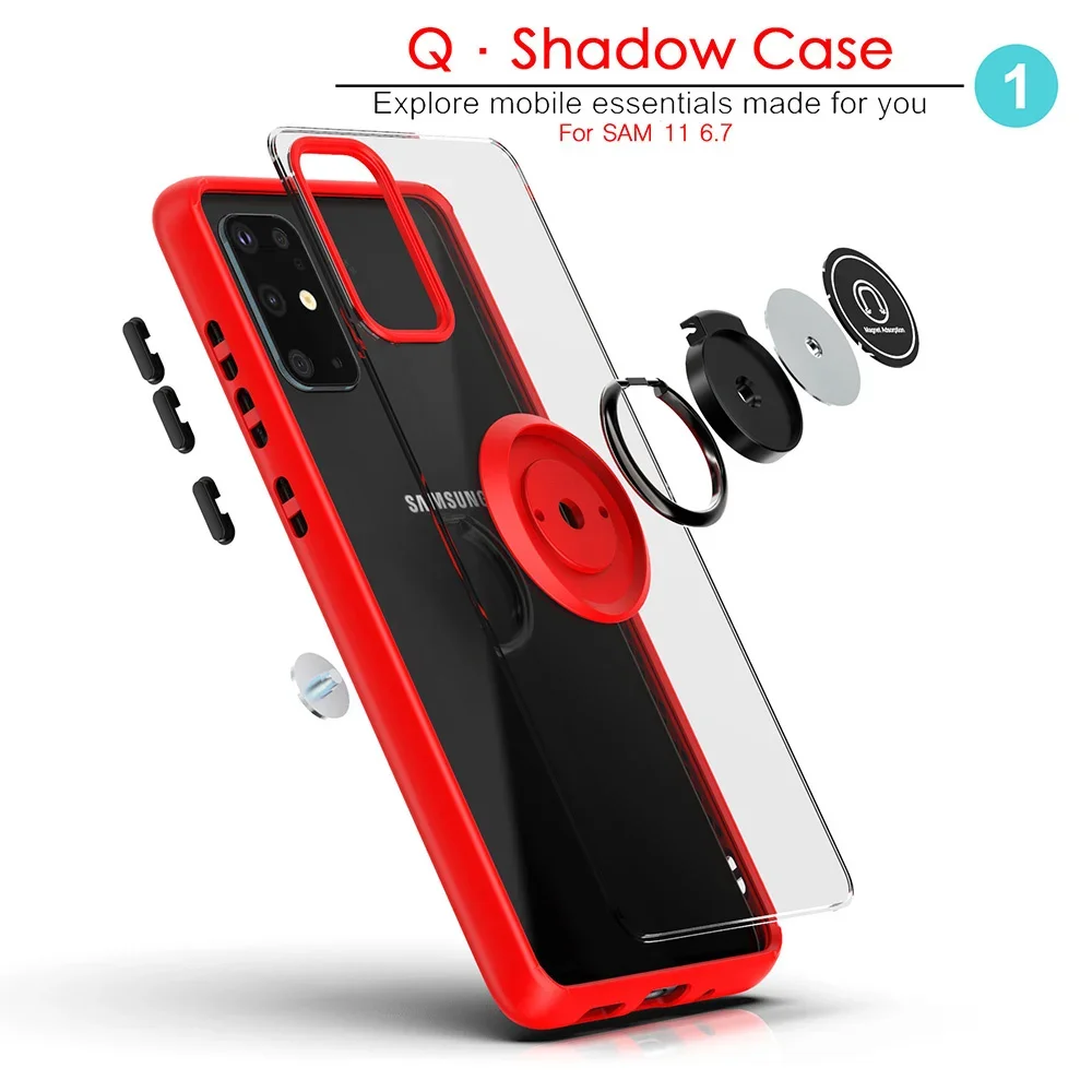 Magnetic Holder Phone Case For Huawei P30 Lite P20 P40 P50 Pro Nova 5T 8i 9 10 Shockproof Cover For Huawei P30 Pro Case Bracket