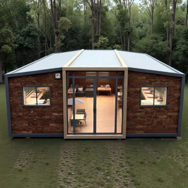 Ready Made Sandwich Panel Container House with Eco Friendly Mobile Home 20ft 40ft 3 Bedrooms Fire Retardant