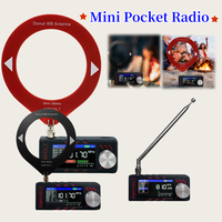 Upgraded Version Mini V3 SI4732 Full Band DSP Radio Pocket Receiver FM AM MW SW SSB with Headphone Amplifier 1.9inch IPS Screen