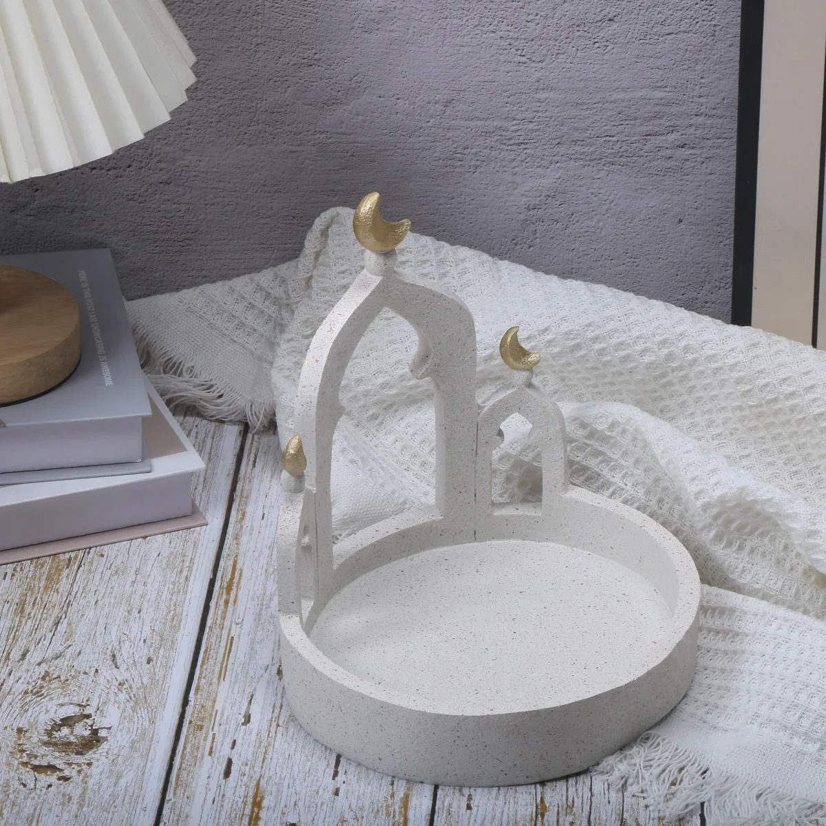 1 PC Ramadan Muslim Kaaba Dome Mosque Islamic Desktop Ornament Table Crafts Gifts Jewelry storage box