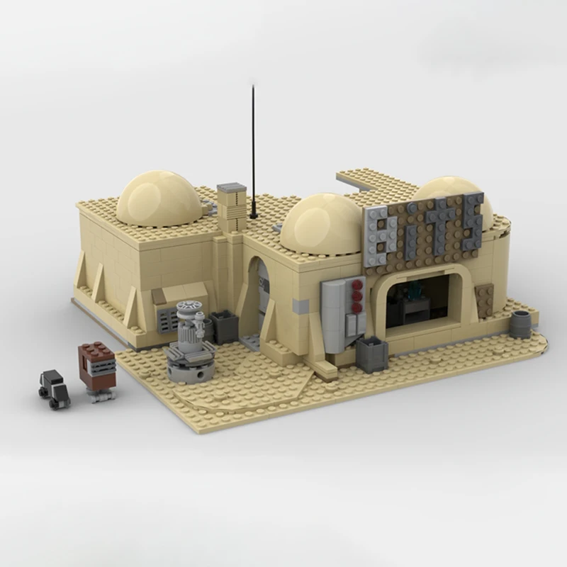 

Popular Star Movie Model Moc Building Bricks Space Desert Town Technology Modular Blocks Gifts Christmas Toys DIY Sets Assembly
