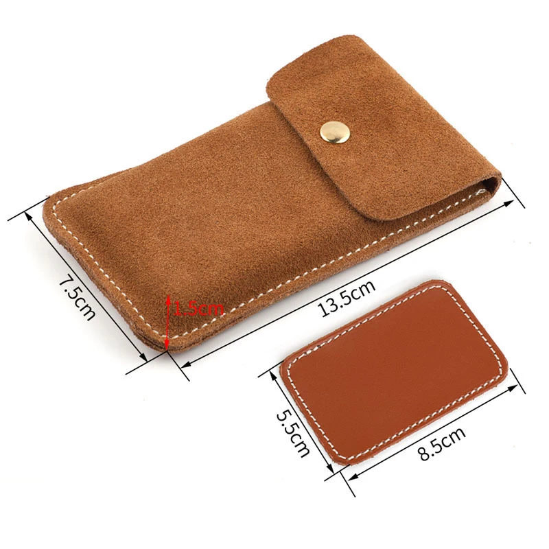 UTHAI watch case gift box 1 Slot watch storage bag protective cover travel watch storage bag velvet genuine cowhide watch bag