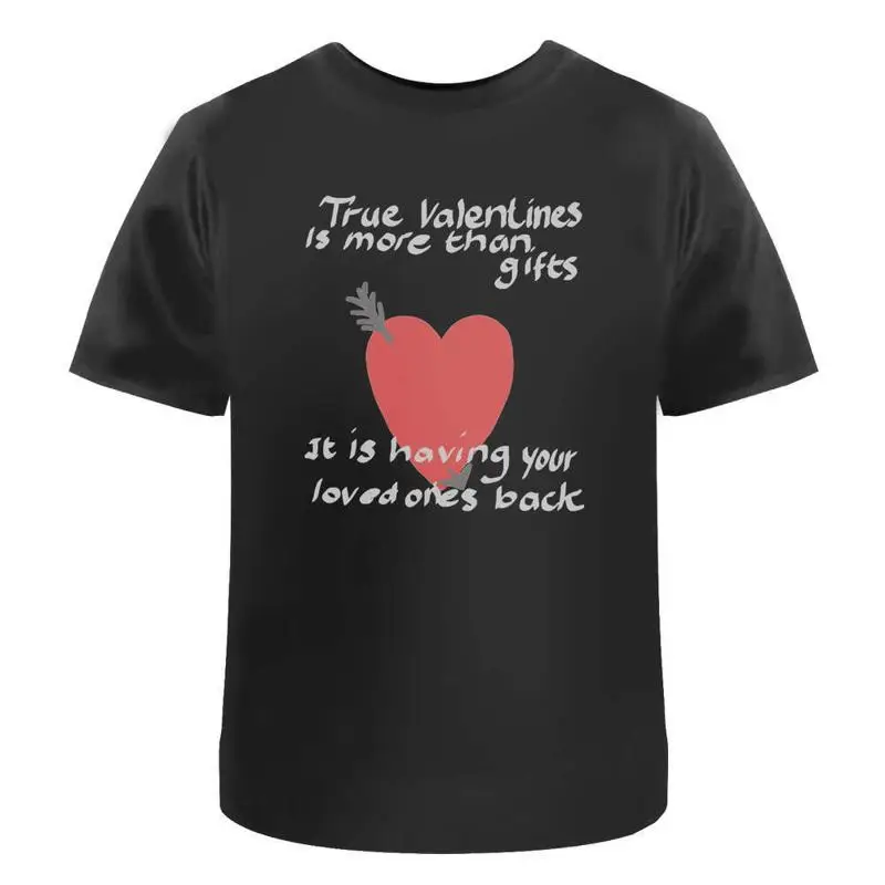 Ver verdadero significado de San Valentín es más que S' camiseta para adultos Ta051873