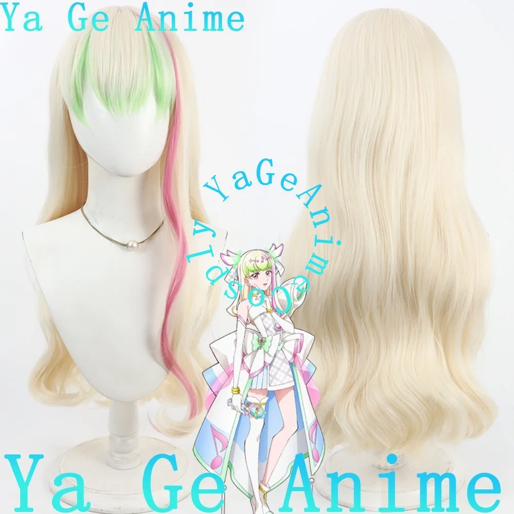 

Хирогару Небо! PreCure Cure Zukyoon Prillon Косплей Парик Светло-Желтый Аниме Хэллоуин Карнавал Вечеринка Синтетические Термостойкие Волосы