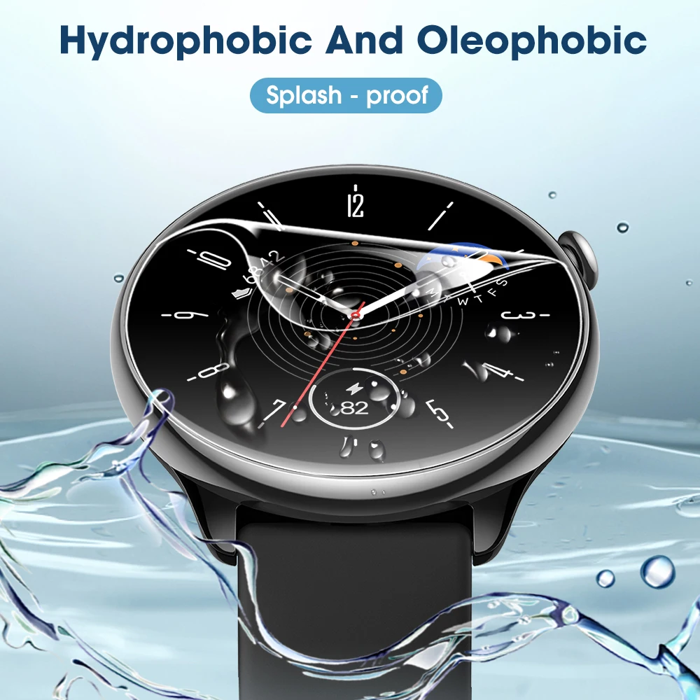 10-1PCS Soft Hydrogel Film for Amazfit GTR Mini Smart Watch Full Coverage Screen Protector HD Clear Anti-Scratch Film