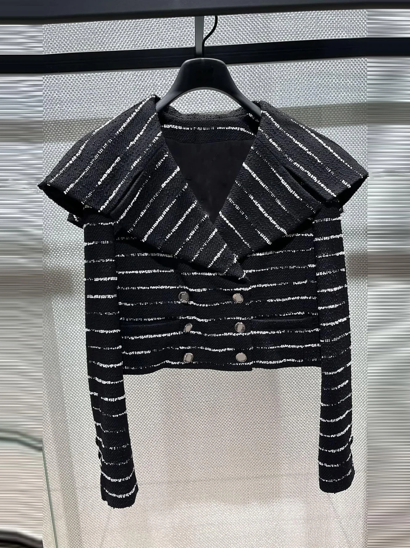 

Женское пальто Ele Spring Sle Small Fraance Wind с высоким воротником, винтажное, в дворцовом стиле, премиум-качество, из полиэфирного волокна